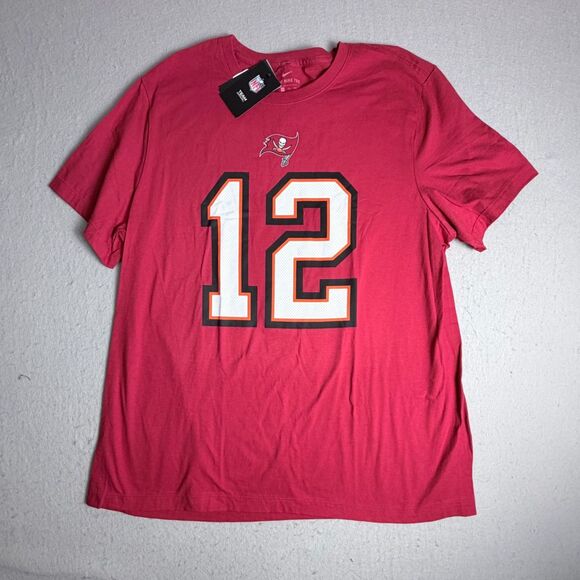 NWT Tom Brady Tampa Bay Buccaneers Nike T Shirt 2XL Football NFL Retired NEW - Picture 2 of 3